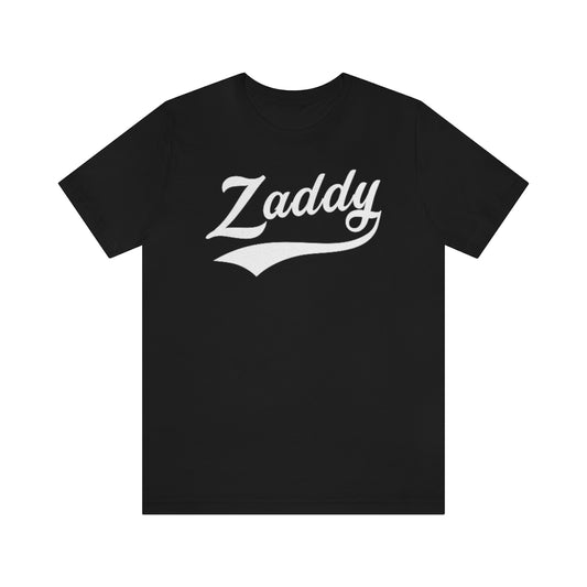 Zaddy Father's Day Jersey Short Sleeve Tee Shirt