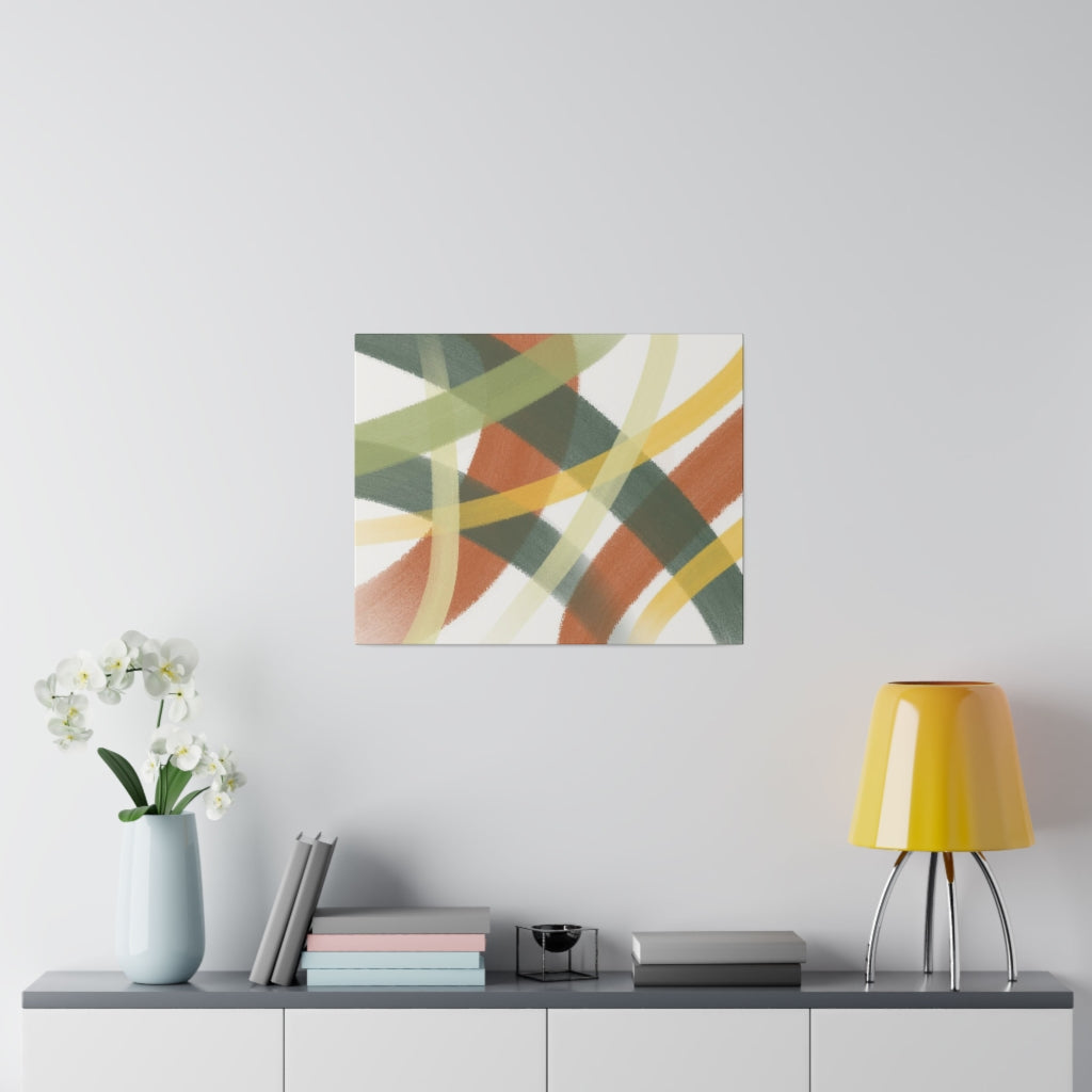 "Brush Strokes #1" Abstract Wall Art