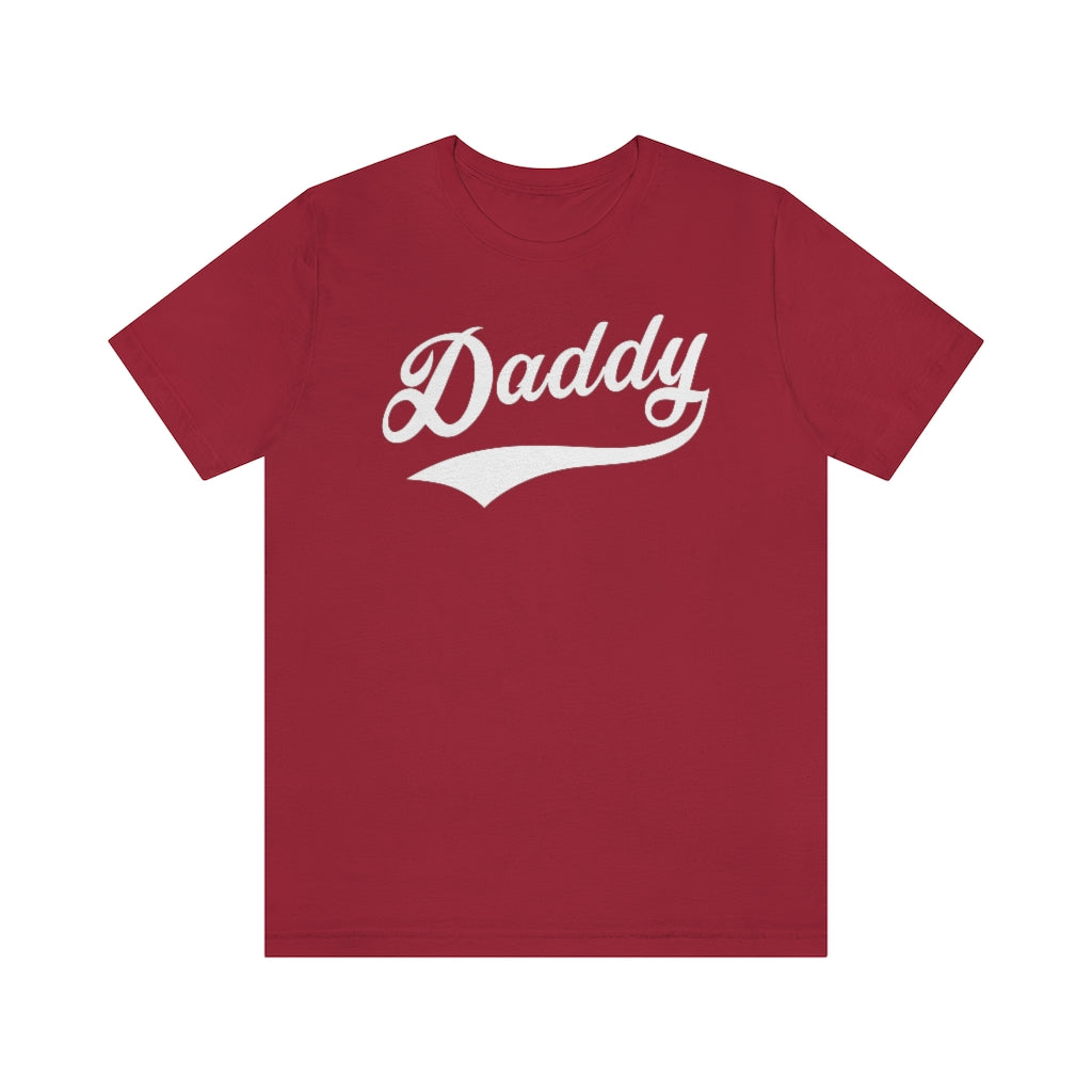 Daddy Father's Day Jersey Short Sleeve Tee Shirt