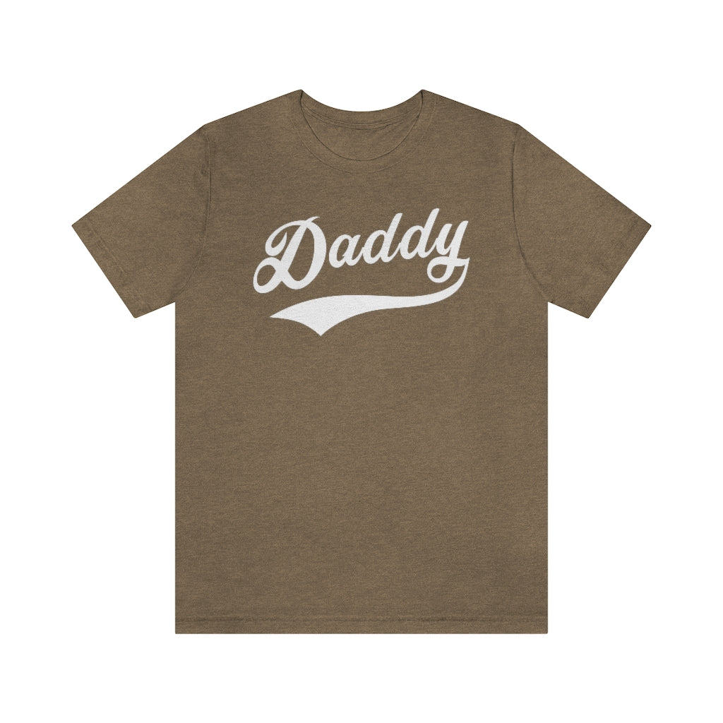 Daddy Father's Day Jersey Short Sleeve Tee Shirt