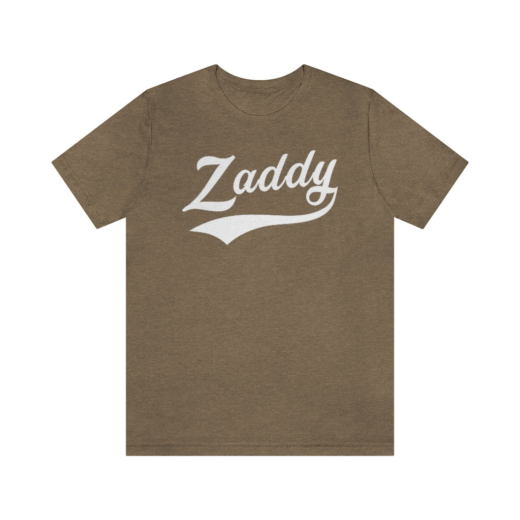 Zaddy Father's Day Jersey Short Sleeve Tee Shirt
