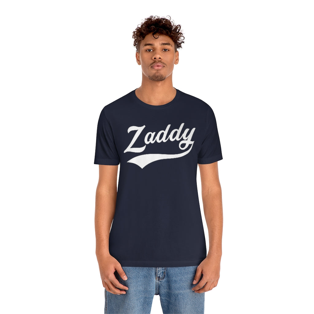 Zaddy Father's Day Jersey Short Sleeve Tee Shirt