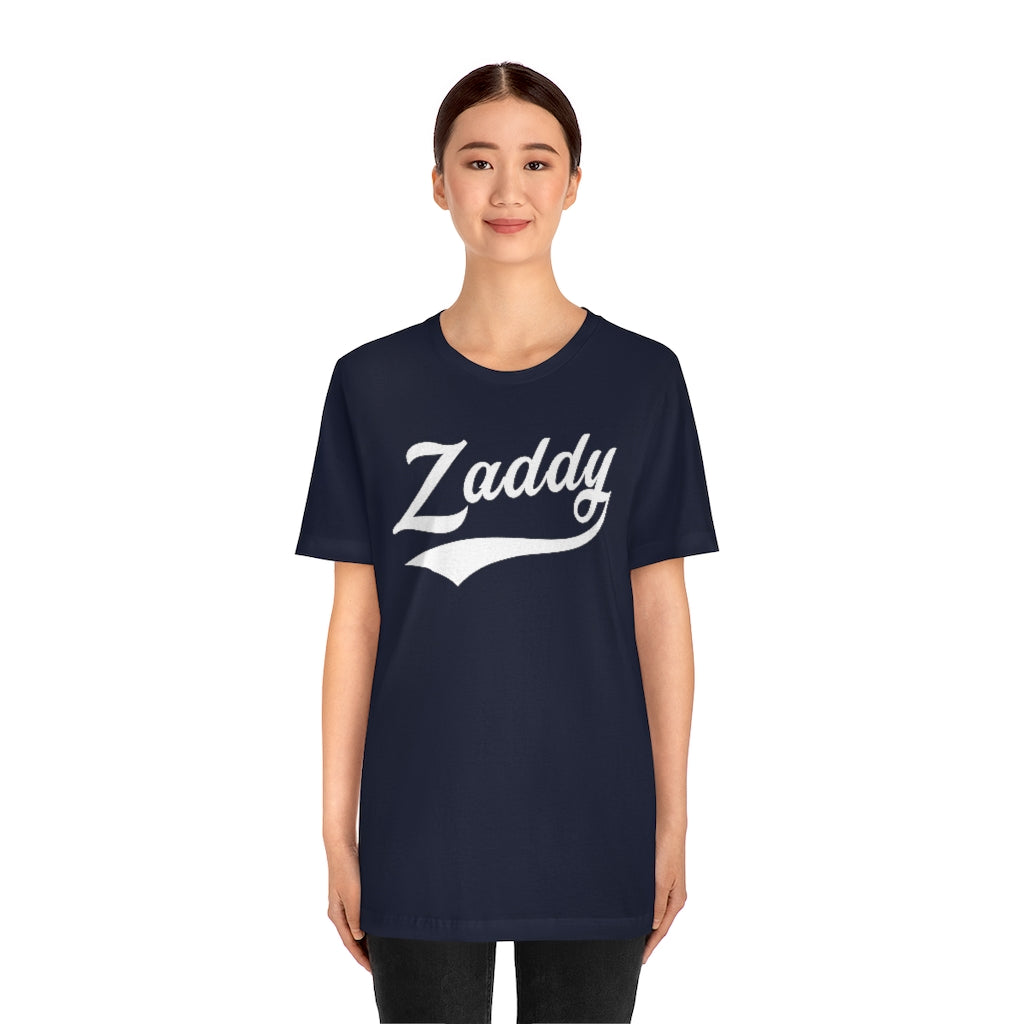 Zaddy Father's Day Jersey Short Sleeve Tee Shirt