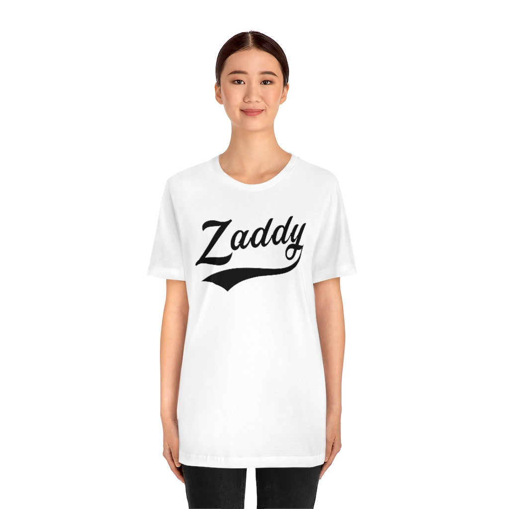 Zaddy Father's Day Jersey Short Sleeve Tee Shirt